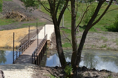 В Сасове построили мост почти за 3 млн рублей 