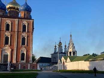 В центре Рязани горит пустующее здание в 300 квадратных метров
