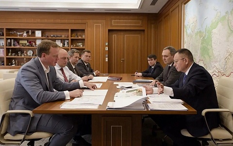 Павел Малков встретился с министром строительства и ЖКХ РФ Иреком Файзуллиным