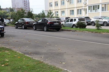 В Рязани завершили ремонт на улице Лизы Чайкиной у детского сада