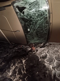 В Скопинском районе водитель из Подмосковья перевернулся на УАЗ Patriot и погиб