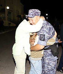 В Рязань после 6 месяцев службы на Кавказе вернулся отряд полиции