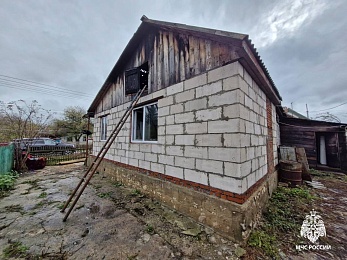 Дом в Михайлове сгорел от неисправности печи