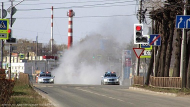 В Рязани провели ещё одну аэрозольную дезинфекцию - 62ИНФО В Рязани провели ещё одну аэрозольную дезинфекцию