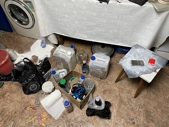 Рязанская полиция ликвидировала нарколабораторию по изготовлению амфетамина