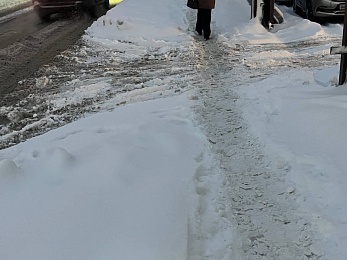 На дорогах пробки в 10 баллов, машины буксуют во дворах: Рязань завалило снегом