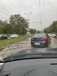 Ливень затопил рязанские улицы - 62ИНФО Ливень затопил рязанские улицы