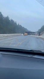 Из-за массового ДТП с фурами под Рязанью перекрыта трасса на Касимов