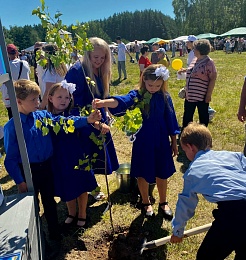 В селе Ласково отпраздновали День семьи, любви и верности