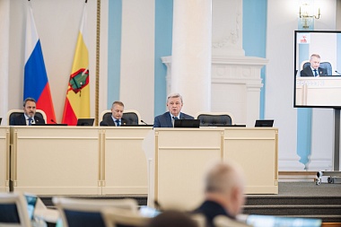 Глава КСП Юрий Карпов представил в Рязанской облдуме доклад о работе ведомства в 2024 году