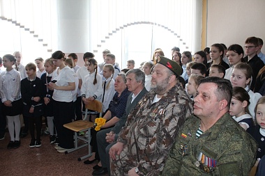 В Рязанском районе открыли «Парту Героя» в честь погибшего в СВО капитана Панфилова