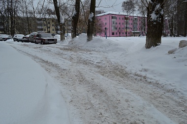 Мэр Рязани Сорокина проверила уборку снега во дворах совместно с Госжилинспекцией 