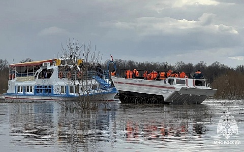 За сутки уровень воды в Оке в черте Рязани снизился на 3 сантиметра