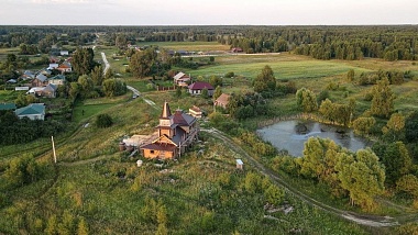 В Касимовском округе завершили установку куполов на новый храм - 62ИНФО В Касимовском округе завершили установку куполов на новый храм