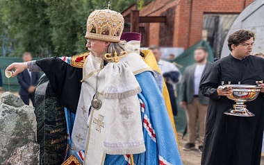 Под Рязанью заложен храм в честь святых Александра Пересвета и Андрея Осляби 