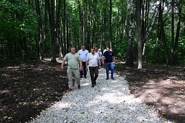 Рязанцам назвали срок появления экотропы в Лесопарке