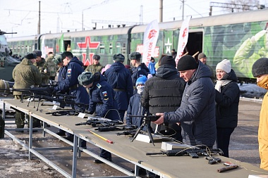 В Рязани встретили поезд «Сила в правде»