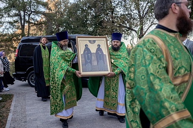 В Рязанском кремле встретили мощи преподобной Евфросинии Полоцкой