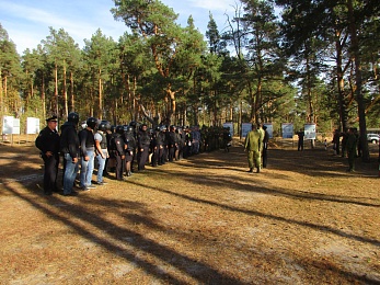 В Рыбновском районе провели контртеррористические учения с БПЛА
