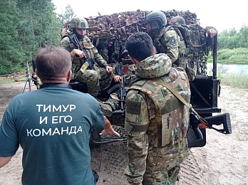 Никита Кологривый приехал в Касимов на съёмки фильма о спецоперации