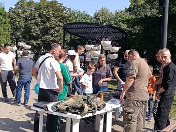 В Рязани прошел патриотический праздник в сквере Маргелова