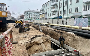 В Рязани продолжается благоустройство улицы Павлова и ЦПКиО