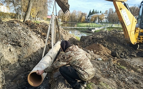 В Елатьме восстановили ливневку