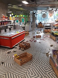 В Рязани мужчина устроил погром в «Пятёрочке» 