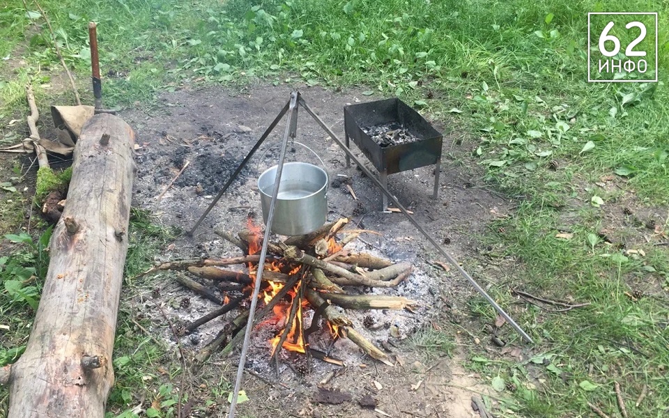 Деревня под Рязанью чуть не выгорела из-за шашлыка - 62ИНФО