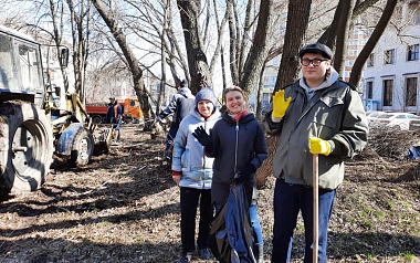 В Рязани прошёл первый городской субботник