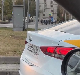 Таксист на машине с рязанскими номерами подрался с девушкой в Москве