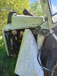 В Шацком районе опрокинулся ГАЗ с молоком