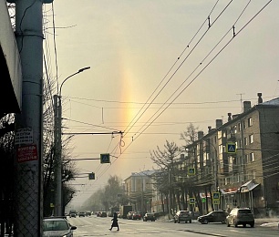 В небе над Рязанью сфотографировали радужное гало