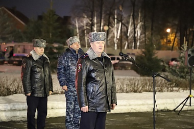 В Рязани встретили сводный отряд полиции из командировки на Северном Кавказе