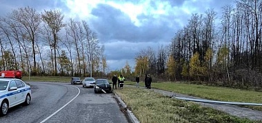 Рязанец вылетел в кювет и врезался в линию электропередач под Рязанью