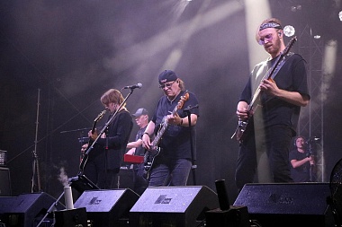 На Лыбедском бульваре в День города рязанцам спели Ольга Кормухина и Алексей Белов