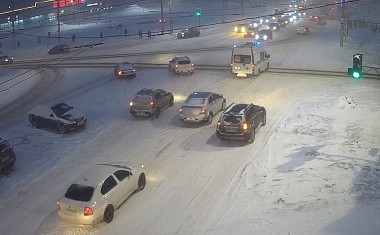 В Рязани образовались 10-балльные пробки из-за циклона «Ольга»