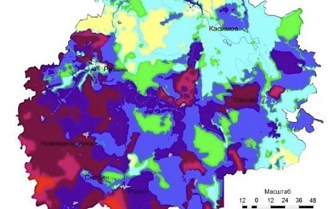 Ученые РГУ имени Есенина показали карту гамма-фона в Рязанской области