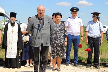 В Александро-Невском районе торжественно захоронили останки рязанца Михаила Ефанова