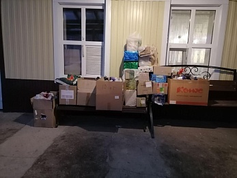 Фронтовикам отправили подарки к Рождеству от прихожан храмов Рязани