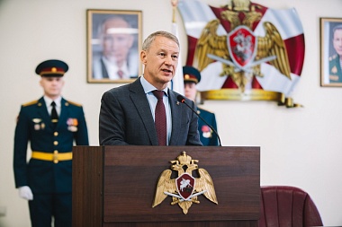 Глава Рязанской облдумы Аркадий Фомин поздравил сотрудников нацгвардии