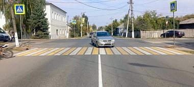 В Скопине 17-летний мотоциклист попал в аварию с легковушкой