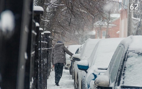 Сугробы в Рязанской области в среднем выросли до 42 сантиметров