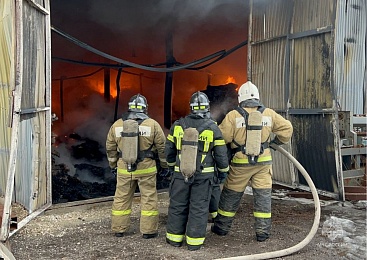 Пожар на складе в Турлатове под Рязанью локализован 