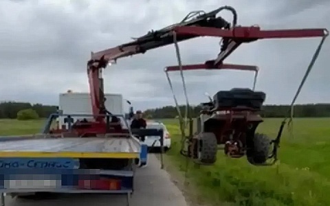 Десятилетний ребенок катался по дорогам Рязанского округа на квадроцикле