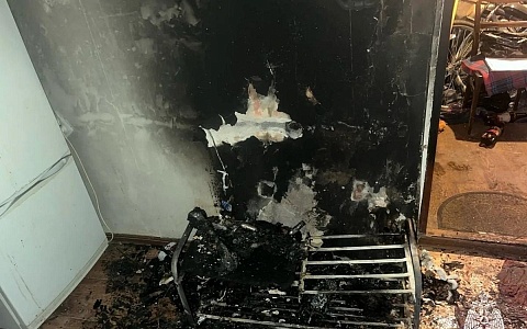 В Рязани произошел пожар в жилом доме