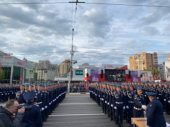 В Рязани встретили с парада Победы в Москве курсантов училища ВДВ
