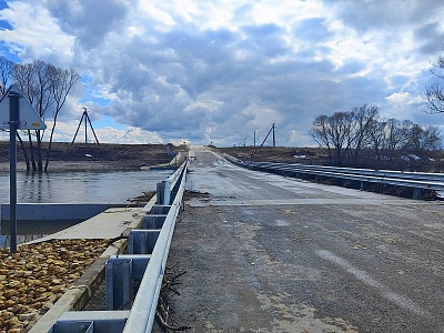 В Кораблинском округе освободился мост