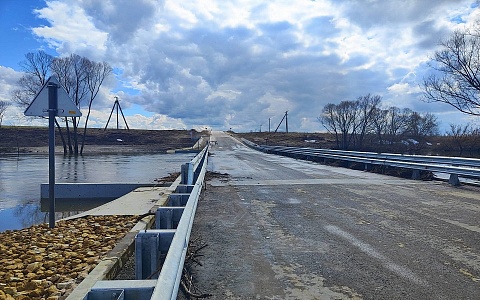 В Кораблинском округе освободился мост