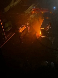 В Дашково-Песочне сгорели мусорные баки 